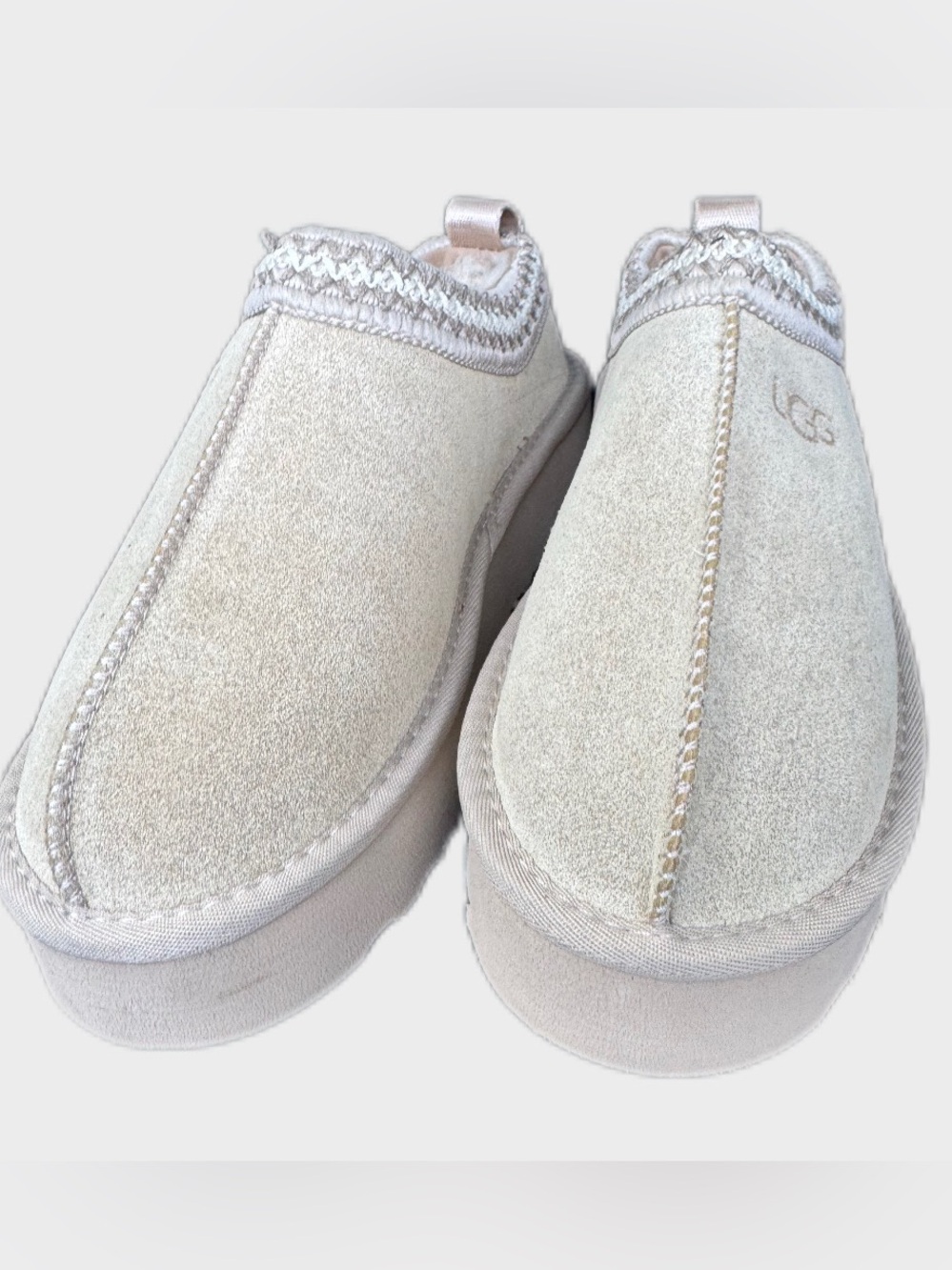 UGG Tasman Tasmanita Whitecap Suede Platform Slippers Size 8 - Picture 5 of 8